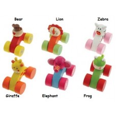 Wooden Mini Animal Cars Wooden Mini Animal Cars